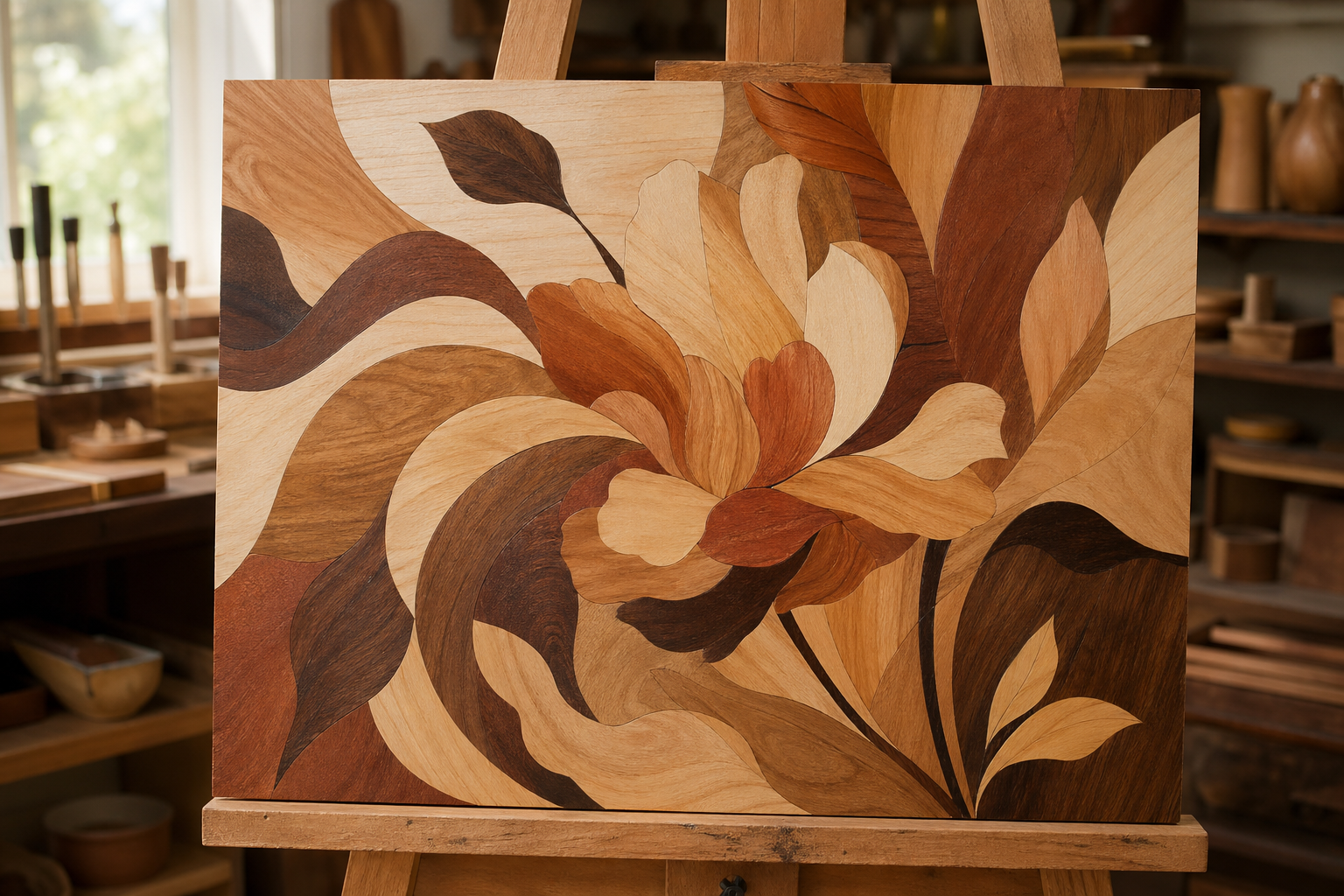 木工アート作品
